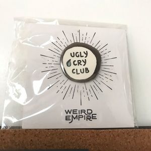 Urban Outfitters Ugly Cry Club Enamel Pin Weird Empire